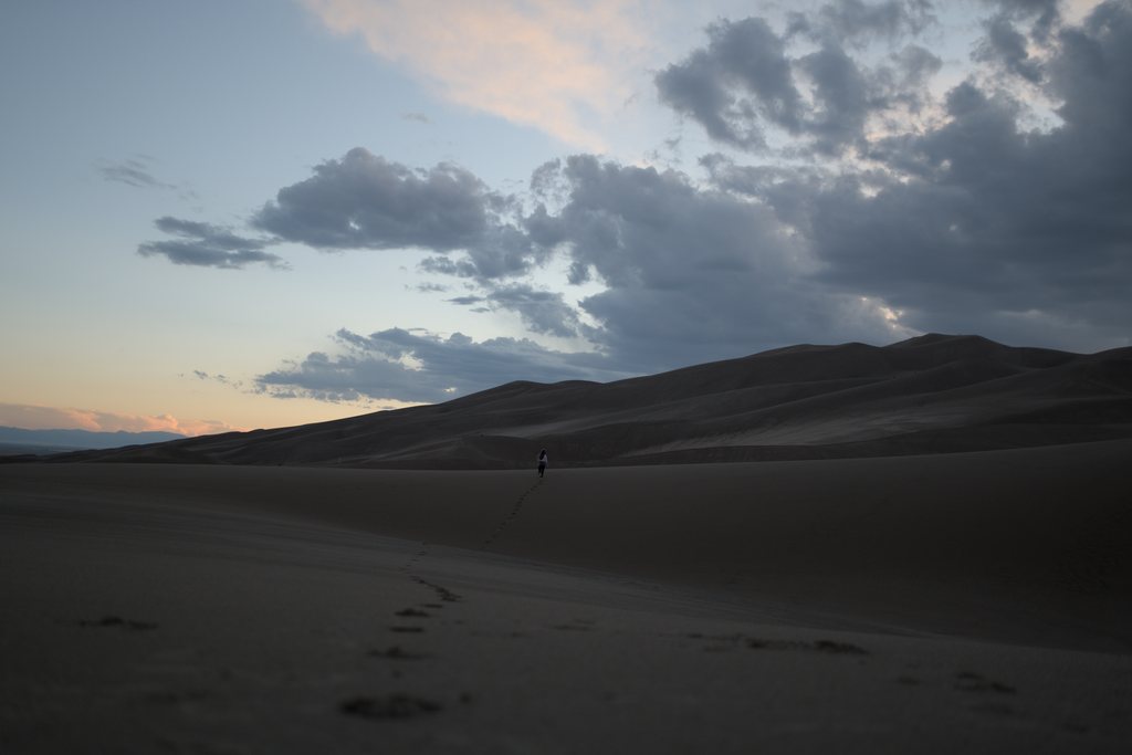 Dunes au crépuscule — raw file